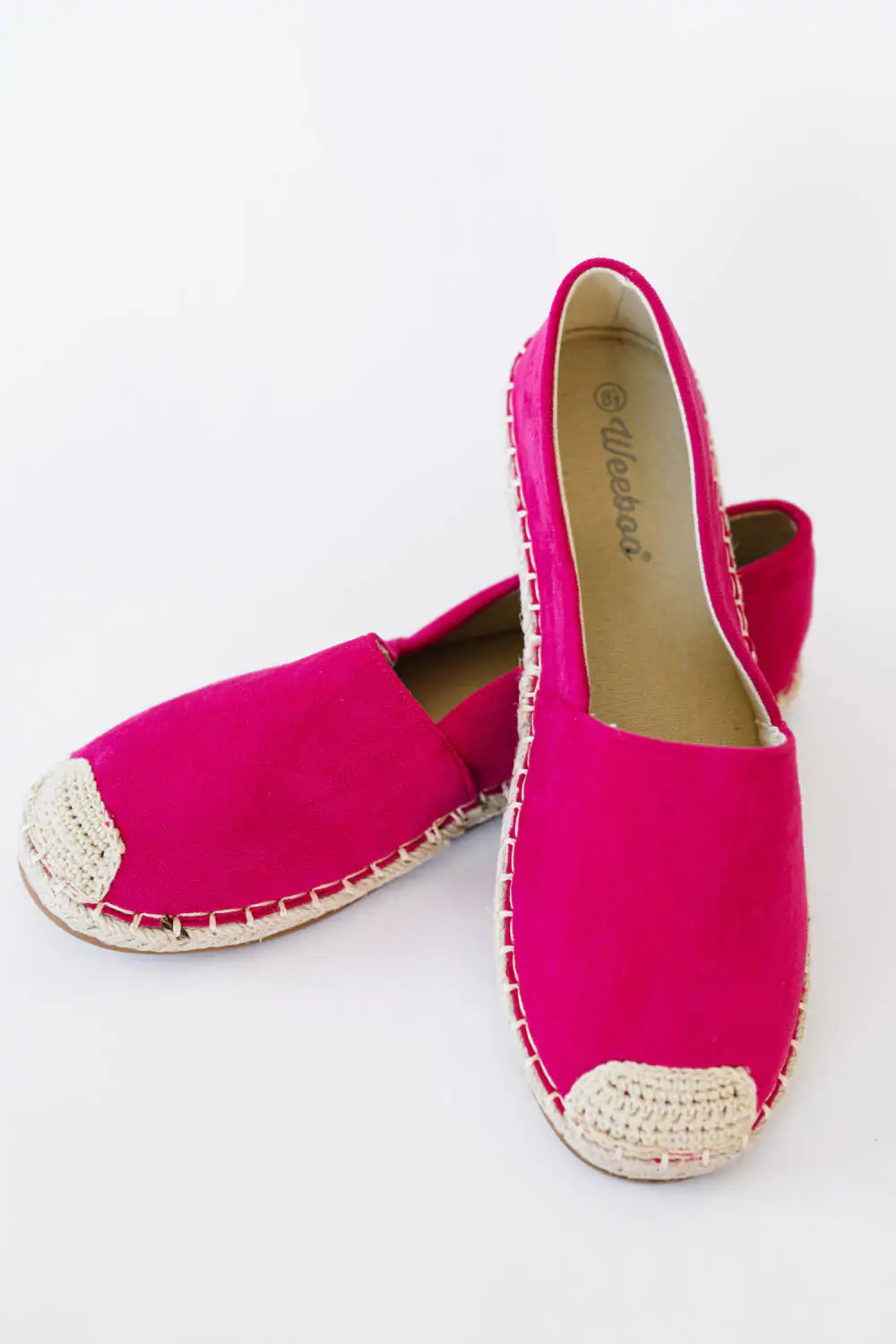 Style Loft Collection Casual Fuchsia Espadrille Shoes