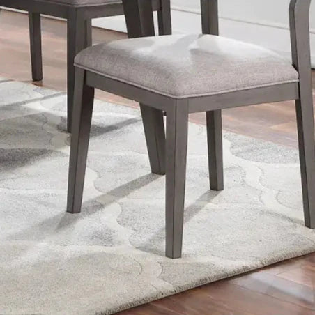 Style Loft Collection Elegant Brown and Grey Dining Side Chairs Set of 2
