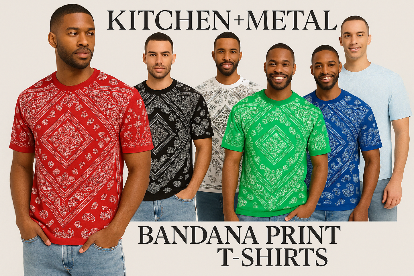 Paisley Print Tshirt | Apparel | Kitchen + Metal