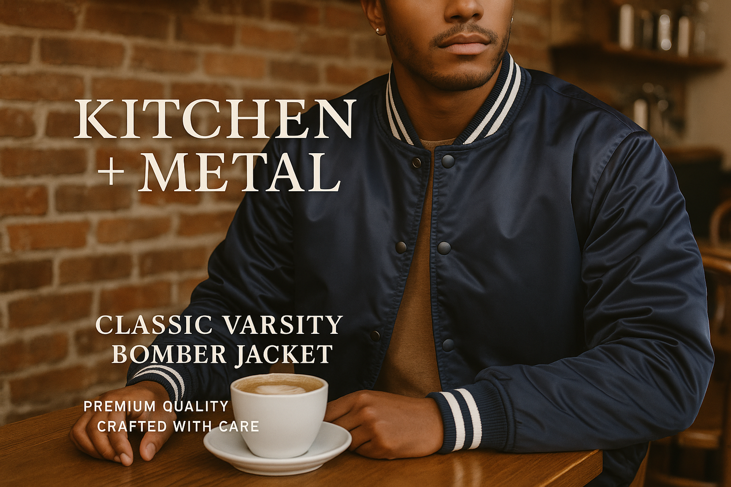 Classic Varsity Bomber Jacket | Apparel | Kitchen + Metal