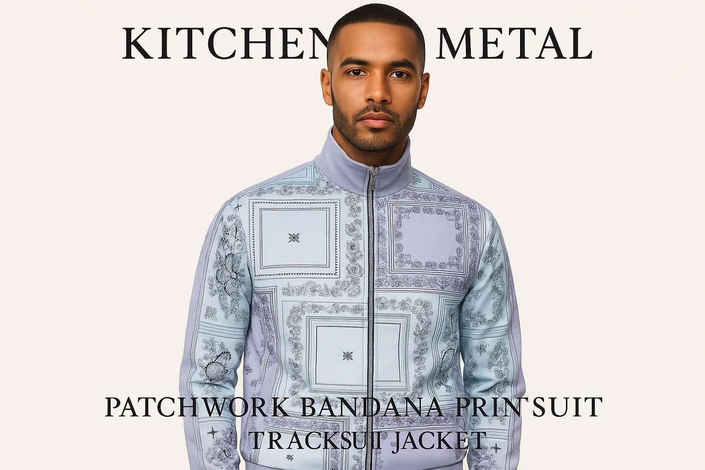 Paisley All Over Print Track Jacket | Apparel | Kitchen + Metal