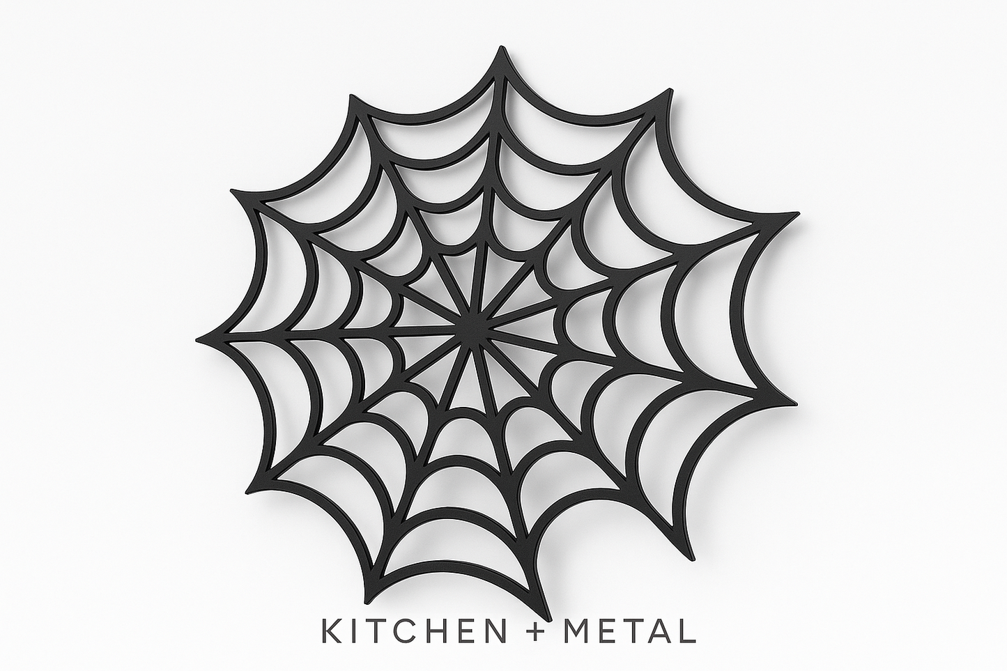 Spiderweb - Metal Wall Art | Happy | Kitchen + Metal