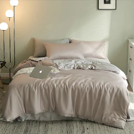 Style Loft Collection Ice Silk Tencel Fiber 4-Piece Bedding Set