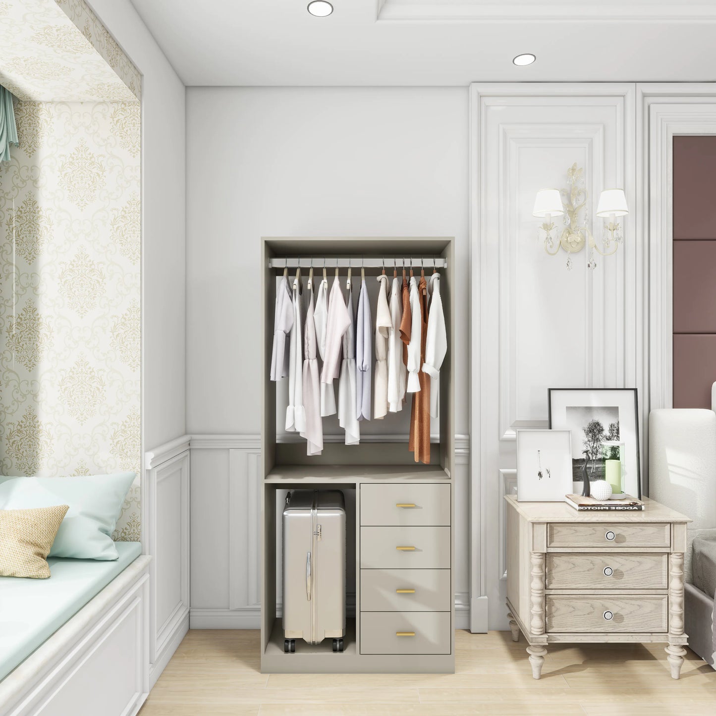 Style Loft Collection 4 Drawer Walk-in Closet Organizer System
