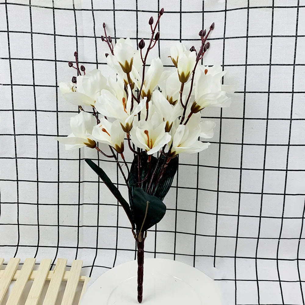 Style Loft Collection Silk Magnolia Flower Bouquet