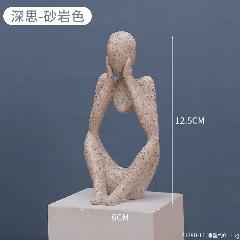 Style Loft Collection Abstract Art Thinking Figurine