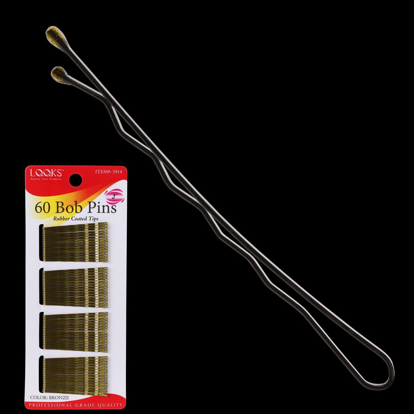LQQKS 2" Bobby Pin Bronze