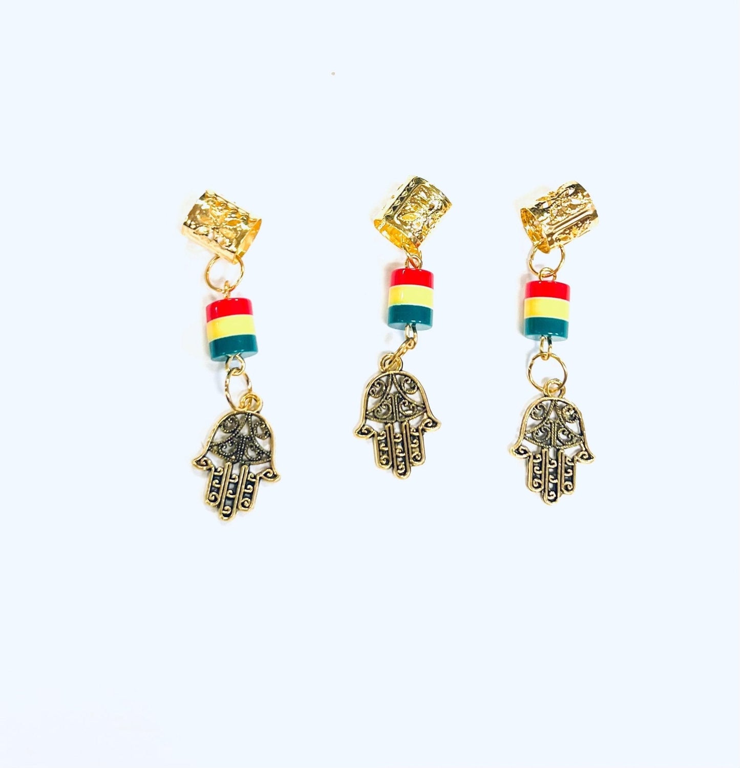 LQQKS HAIR BRAID RING & BRAID TUBE 4PCS/PACK