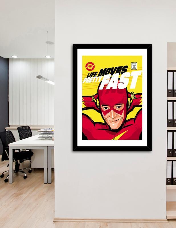 Life Moves Pretty Fast Frame | Home Decor | Kitchen + Metal