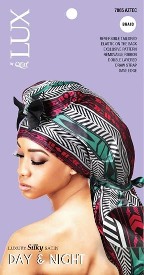 Lux by Qfitt Luxury Silky Satin Day & Night Cap