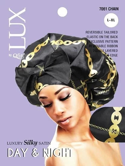 LUX SILK DAY & NIGHT CAP XL AFRO (7061)