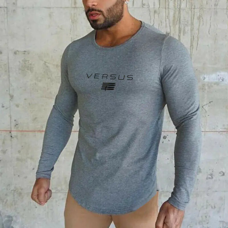 Style Loft Collection Long Sleeve Gorilla Fitness T-Shirt