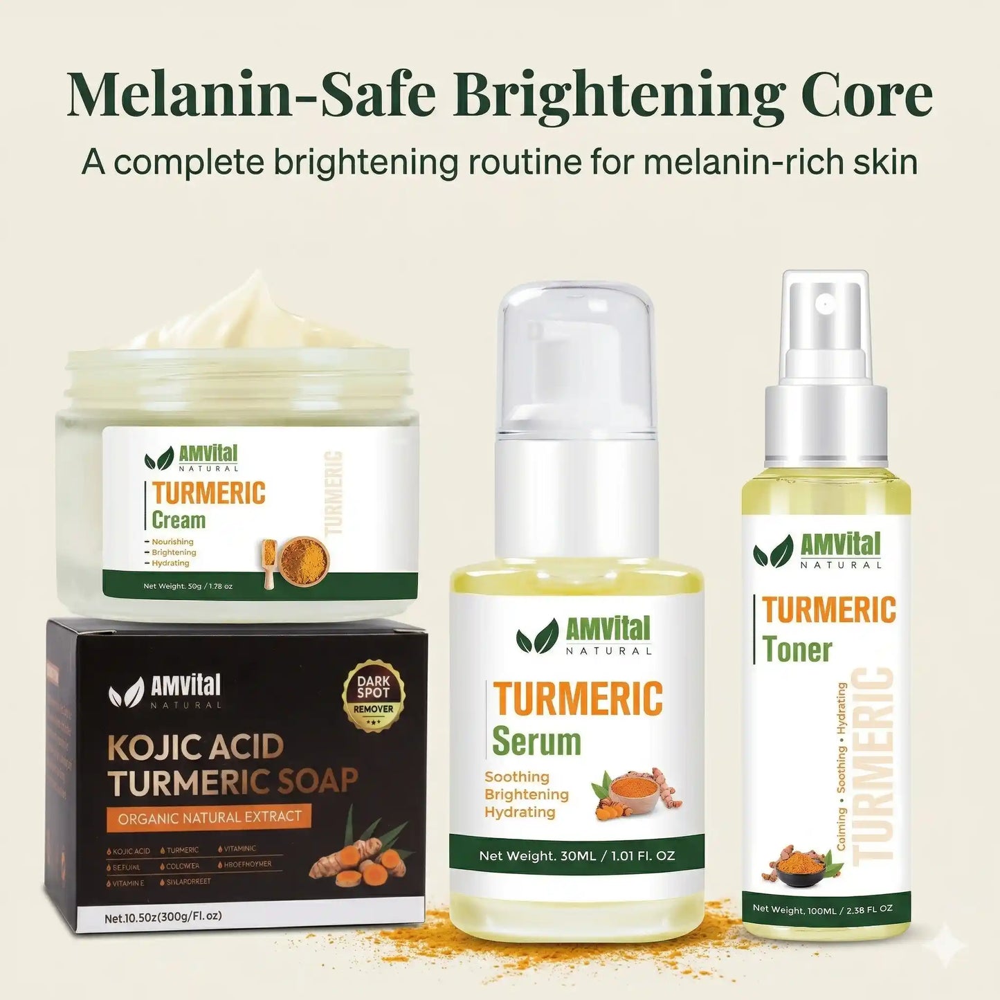 Melanin-Safe Brightening Core