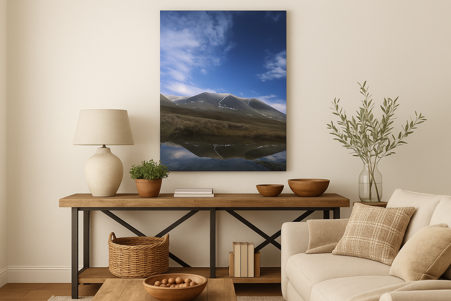 Global Gallery GCS-452994-2030-142 20 x 30 in. Sadlerochit Mountains | Home Decor | Kitchen + Metal