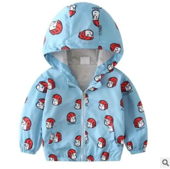 Style Loft Collection Everyday Is Funday Hooded Windbreaker Jacket