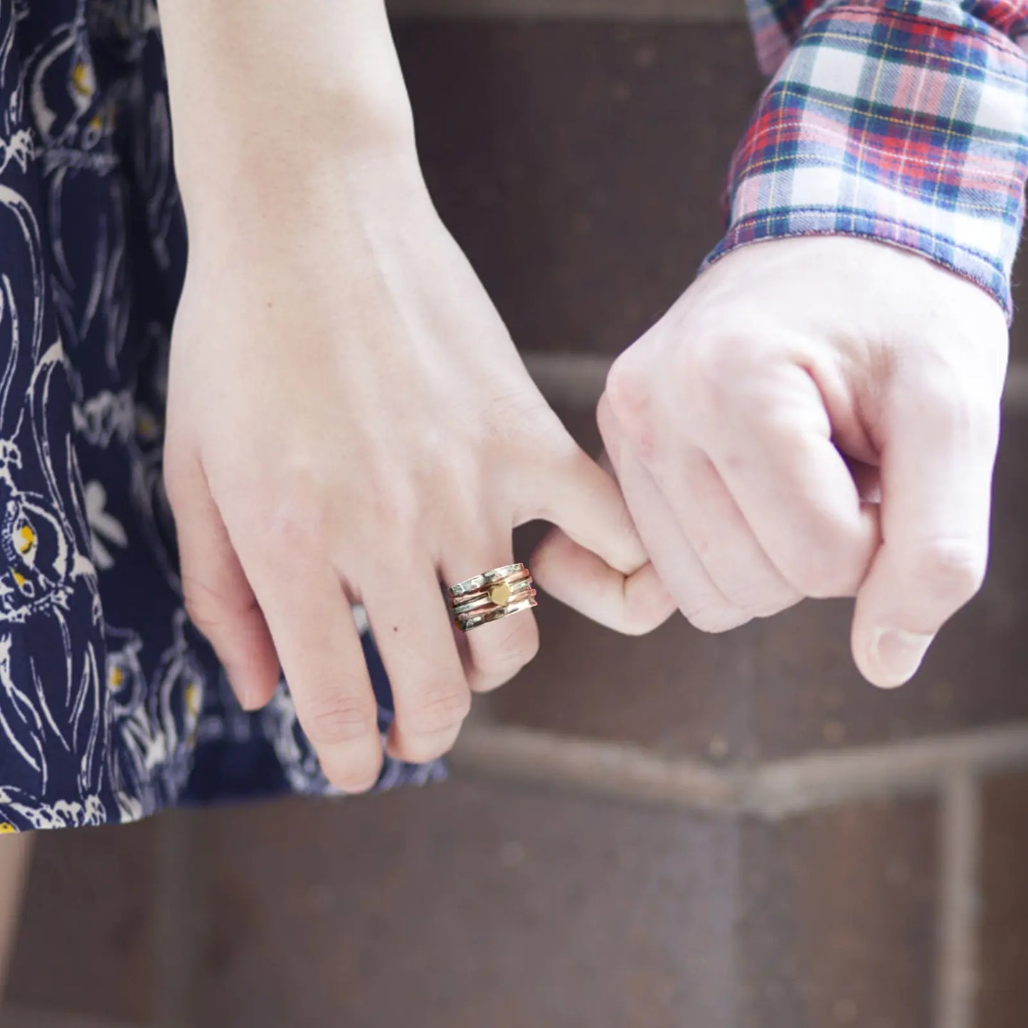 Cherish Self-Love With Heart Spinner Rings