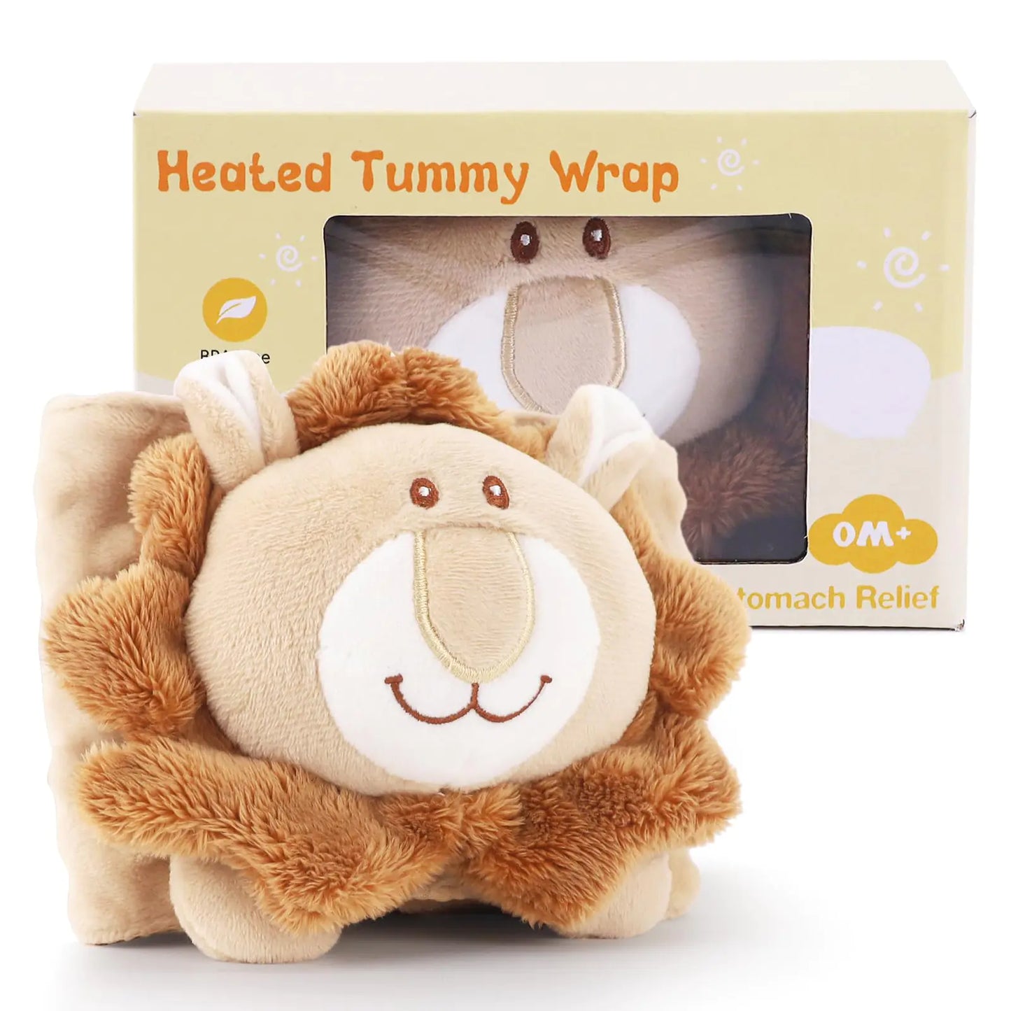 Baby Colic and Gas Relief for Babies and Infants KAKIBLIN Baby Heated Tummy Wrap for Newborns Belly Relief with Soothing Warmth Baby Heating Pad Swaddling Belt Relief & Soothe Upset Stomach