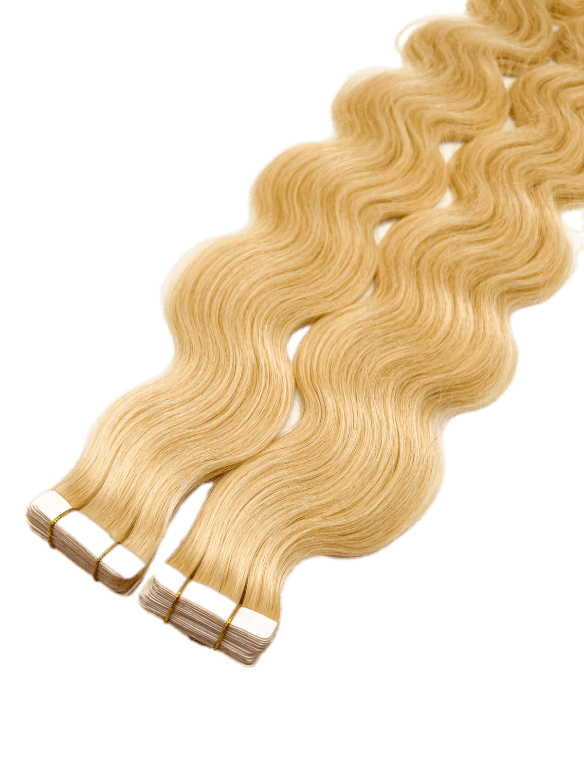 Narcia Tape-In Hair Extensions 100% Remy Siberian Human Hair, Body Wave 24 Inch