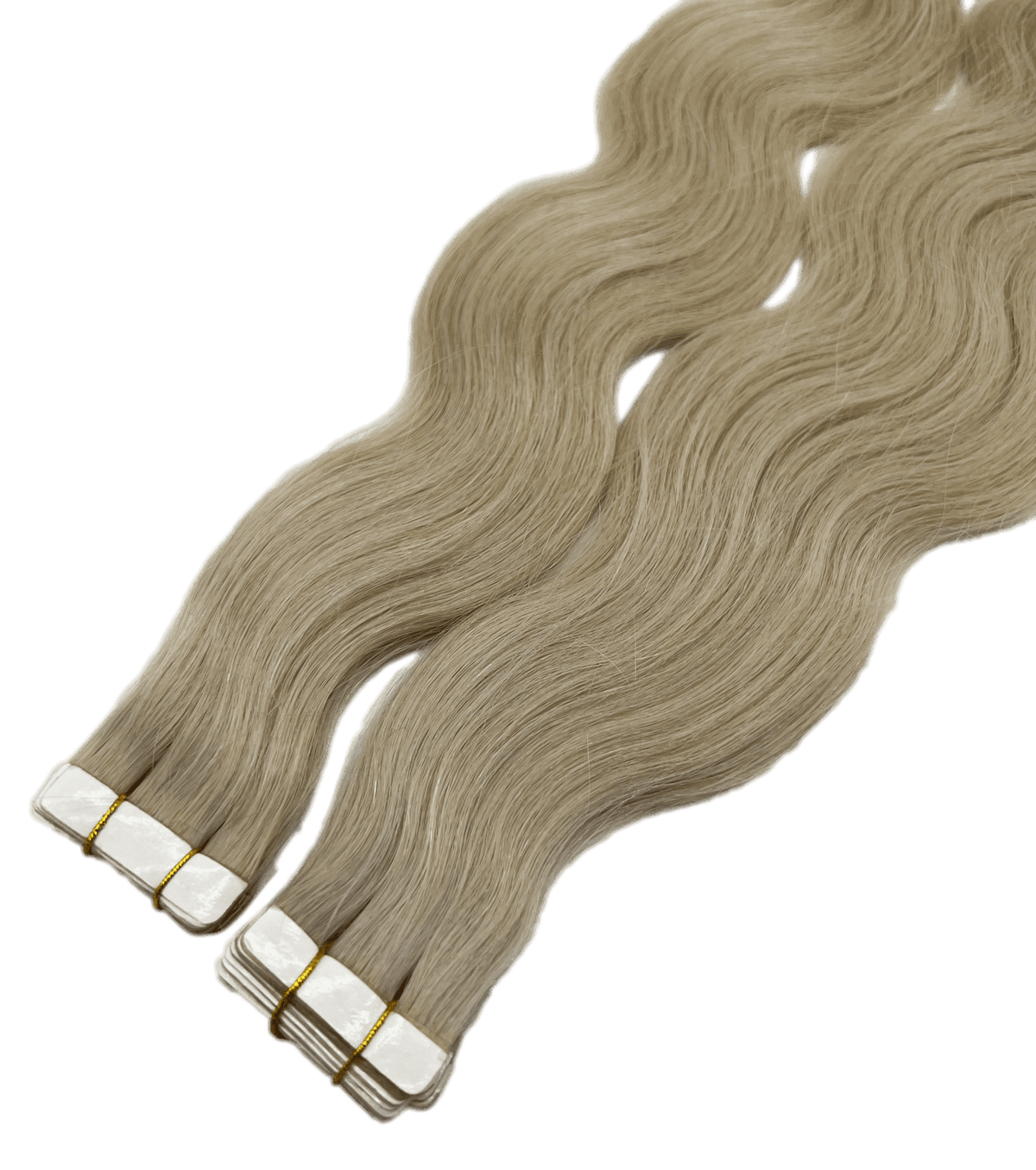 Narcia Tape-In Hair Extensions 100% Remy Siberian Human Hair, Body Wave 24 Inch