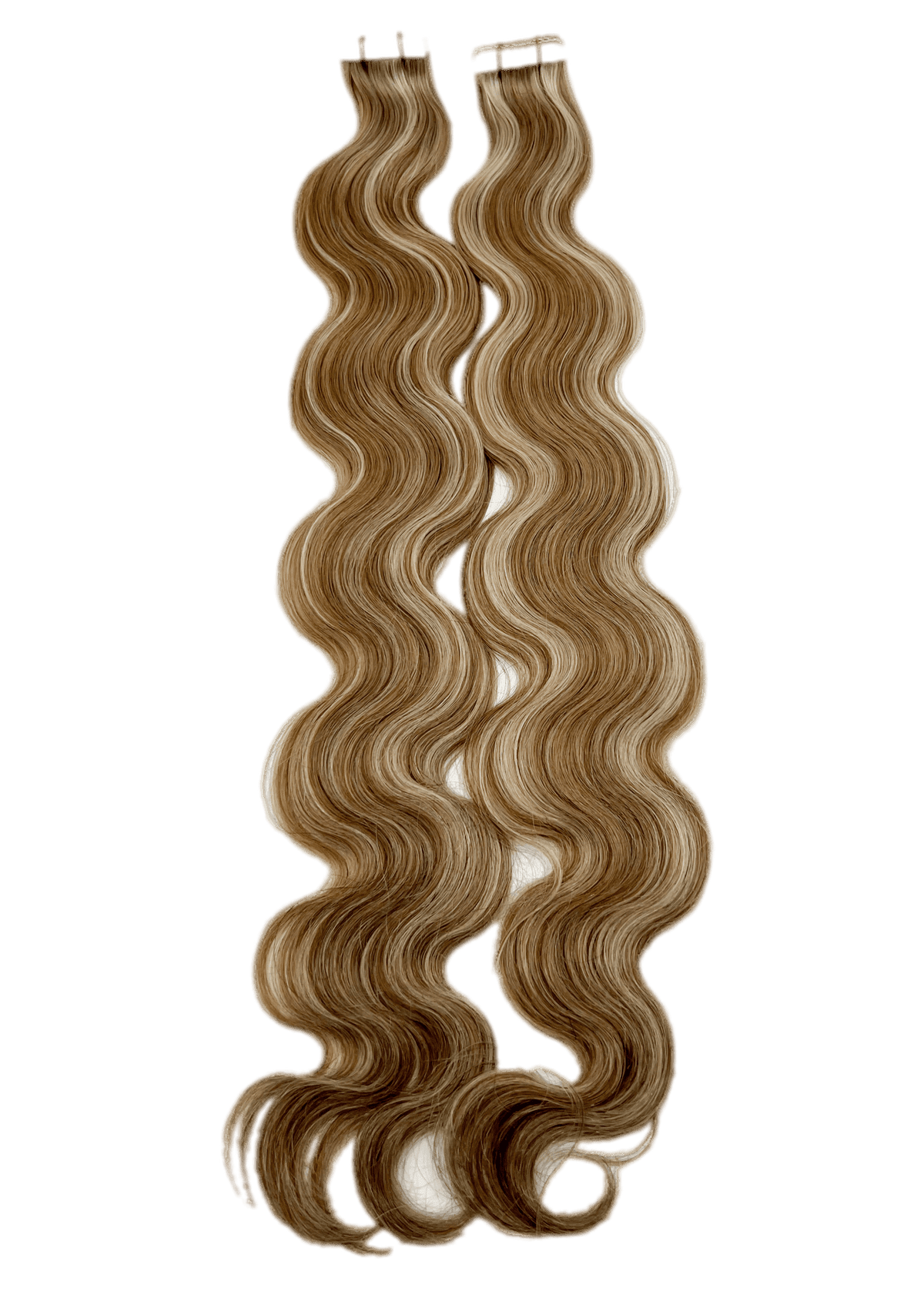Narcia Tape-In Hair Extensions 100% Remy Siberian Human Hair, Body Wave 24 Inch