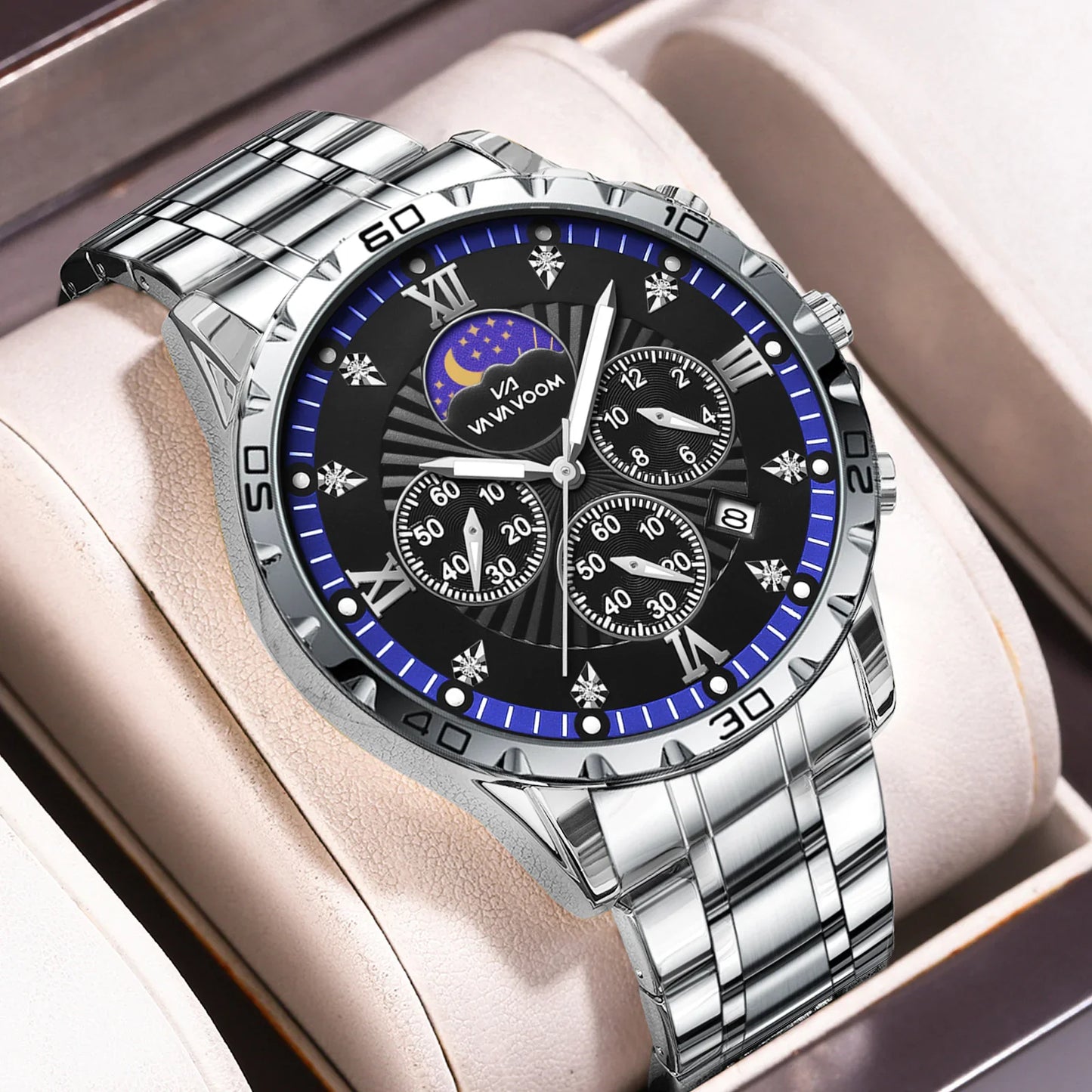 Style Loft Collection Hawthorne Luminous Calendar Quartz Watch