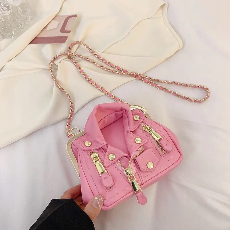 Style Loft Collection Pop My Collar Rivet Lapel Bag