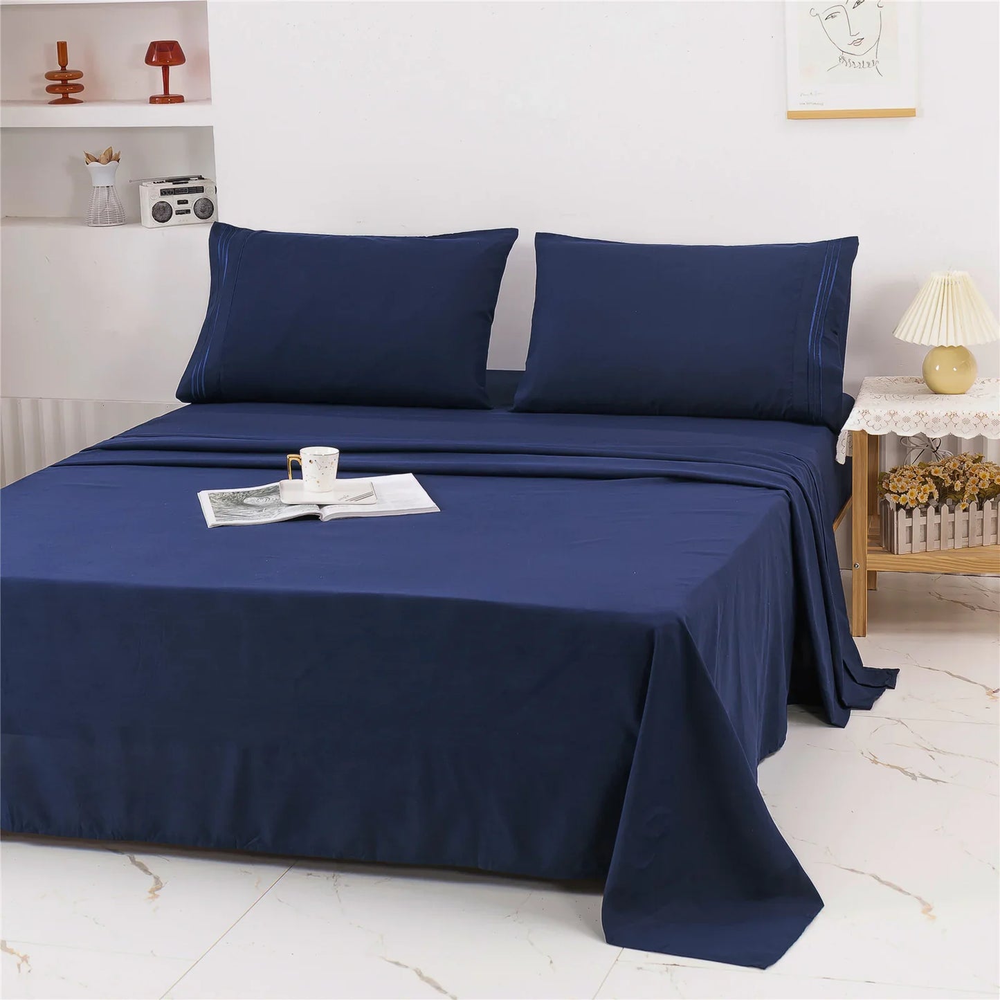 Style Loft Collection Queen Size Four-Piece Bed Set
