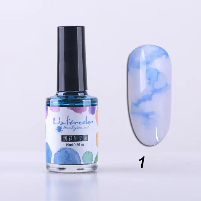 Watercolor Nail Ink