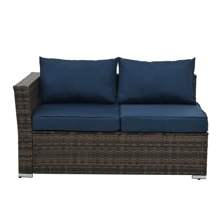 Style Loft Collection All-Weather Wicker Patio Set with Glass Table
