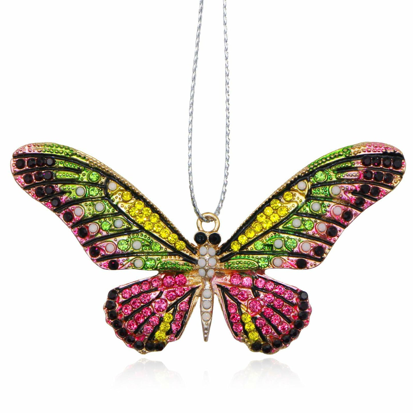 Colorful Butterfly Christmas Ornaments Tree Charms - New - Single Unit