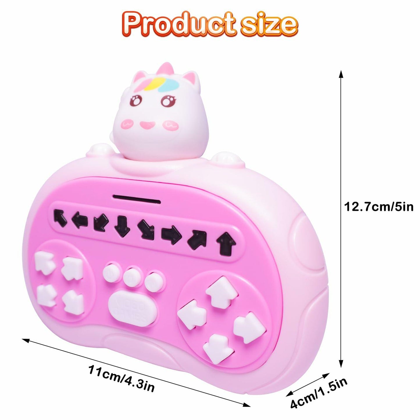Rhythm Master Dance Machine Handheld Game Red Bear Educational Toy