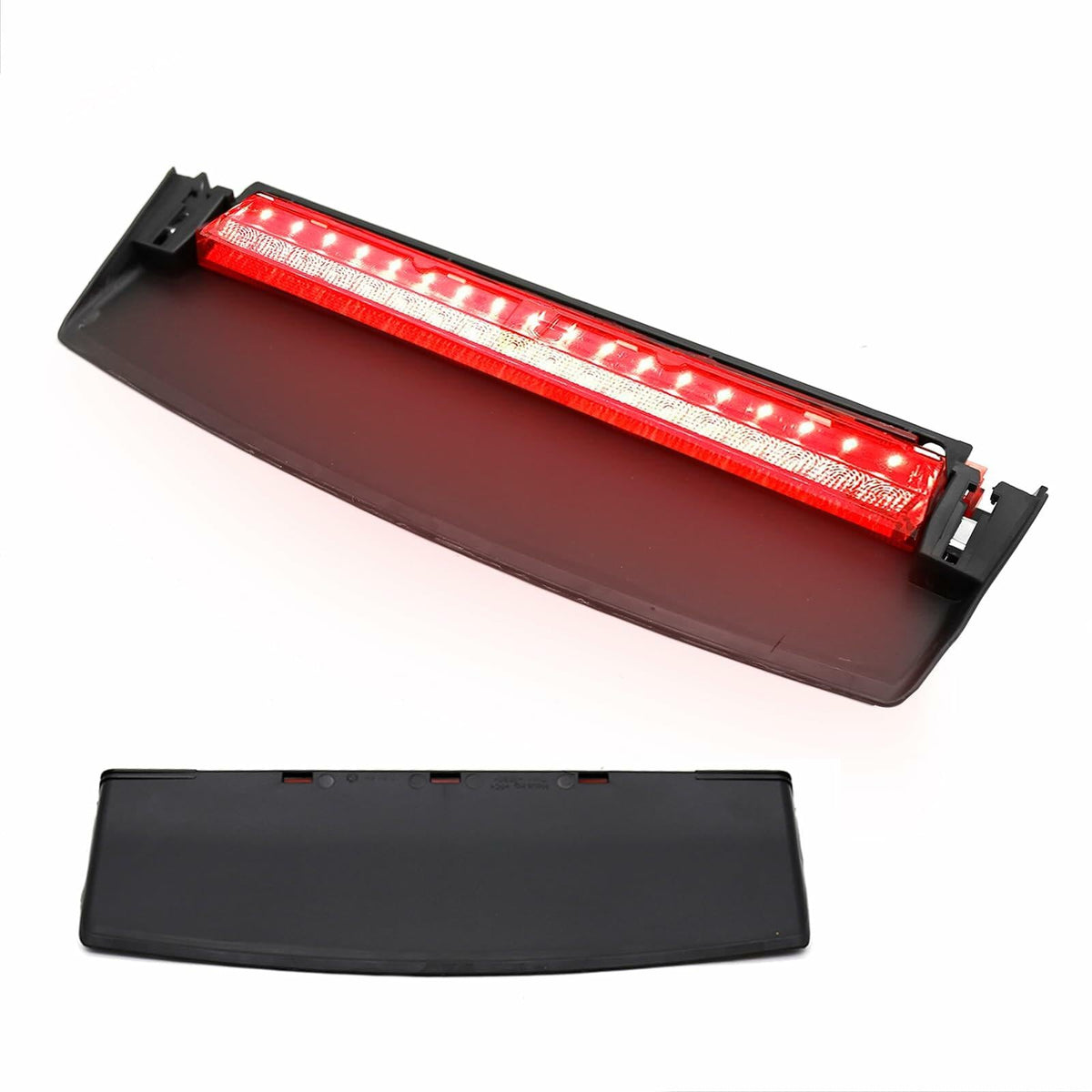 EATAKWARD 8K5945097 Tail High Mount Brake Stop Light Black Red Housing