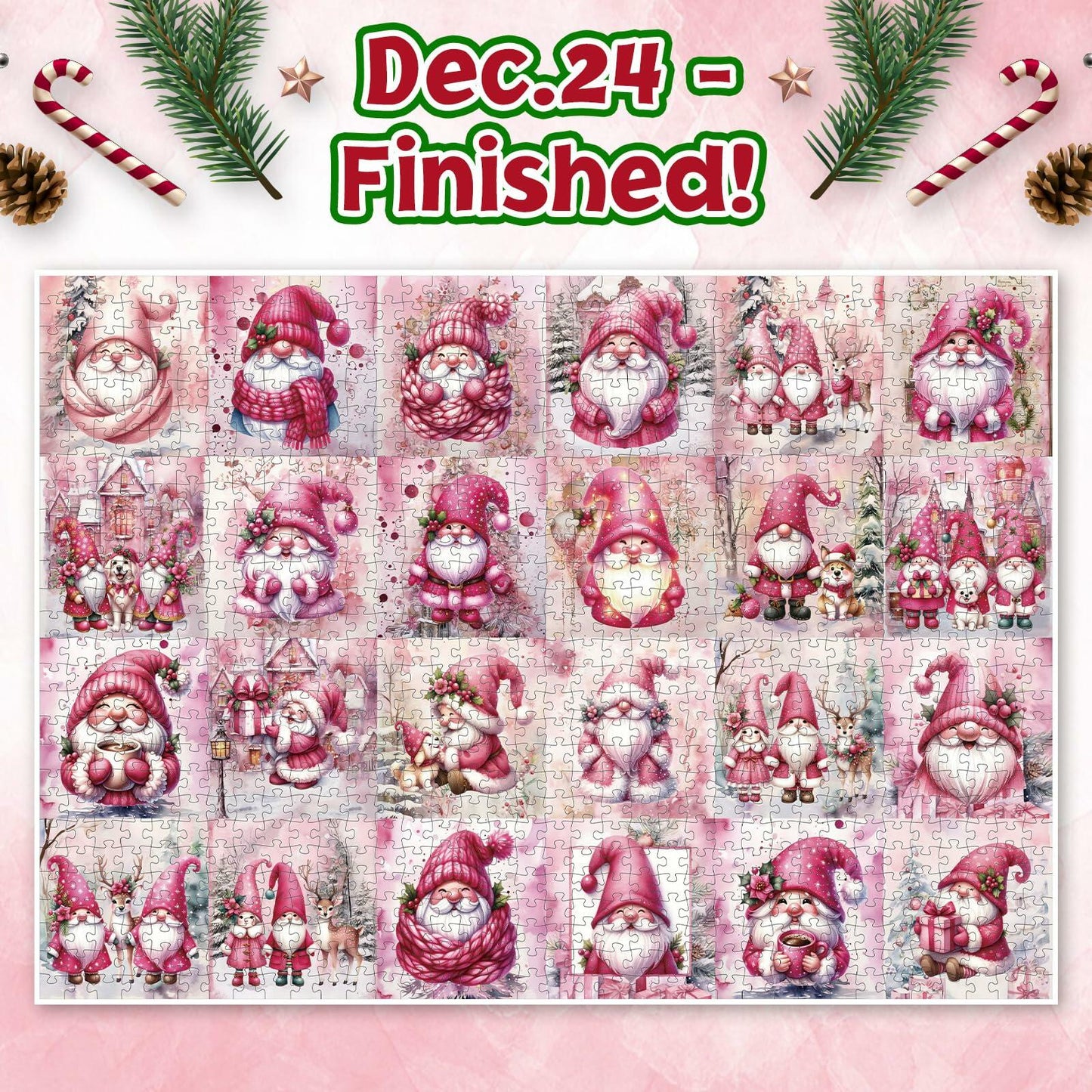 3D Quilling Animal Advent Calendar, 1008 Pieces, 24-Day Countdown