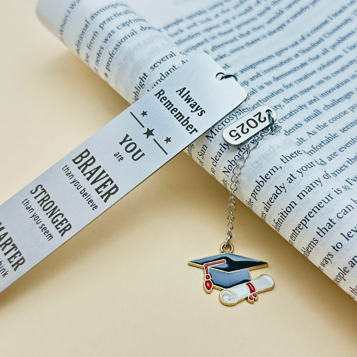 LovizoL Class of 2025 Graduation Bookmark Inspirational Christian Gift