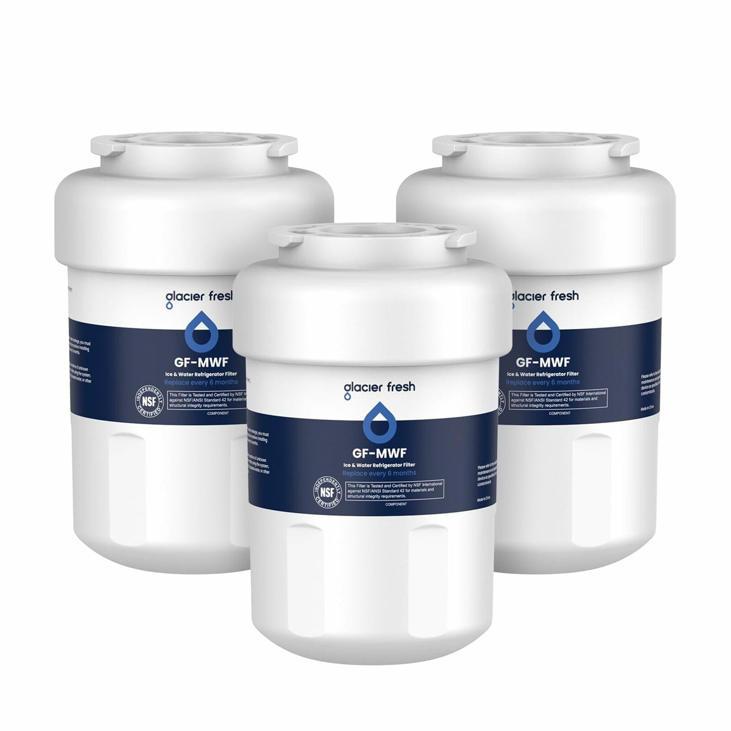 [Like New] GLACIER FRESH Replacement MWF Refrigerator Water Filters 3 Pack SmartWater