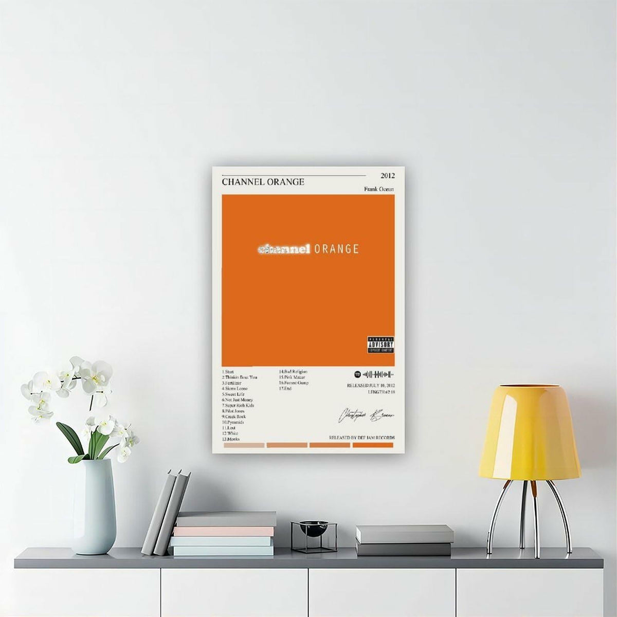 Nomzie Frank Ocean Channel Orange Album Cover Poster 12x18 inches
