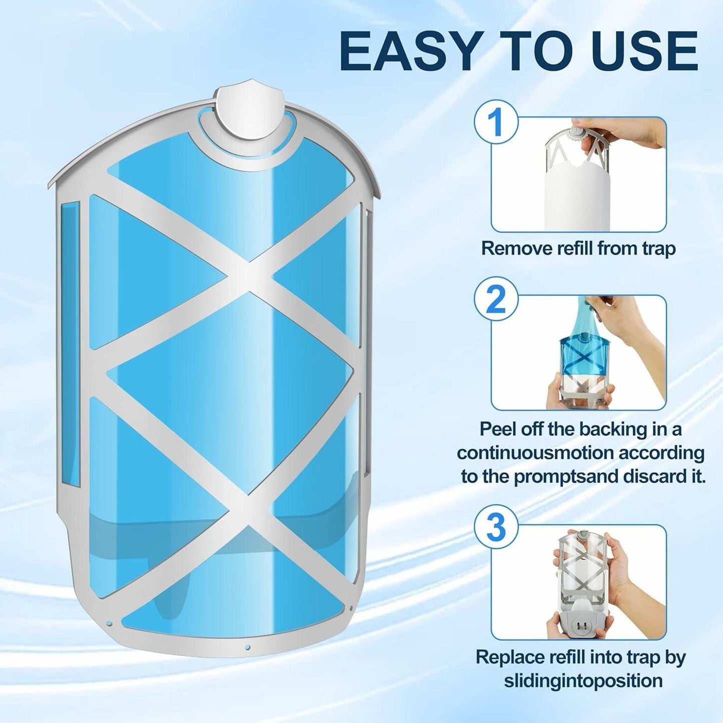 PTHTYWE ZEVO Refill Cartridge Kit Compatible with M364 Max 16 Pcs Blue