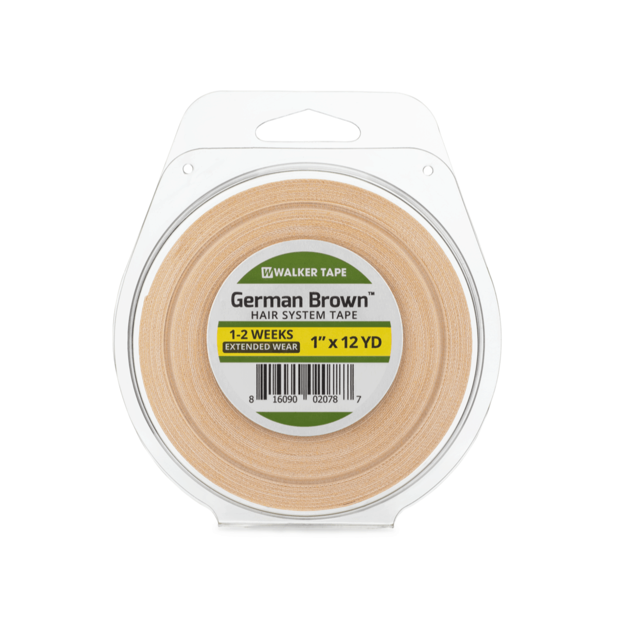 Walker Tape German Brown Liner Cloth Tape, 1 in x 12 yd