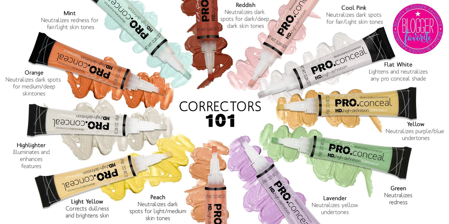 L.A. Girl Pro Conceal High Definition Concealer, GC992 Green Corrector