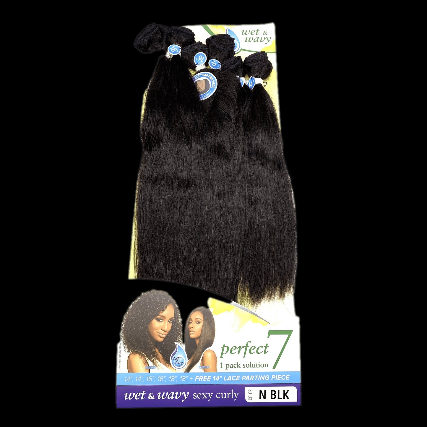 Outre Simply Perfect 7 100% Brazilian Unprocessed Human Hair Bundle(14''16''18'')