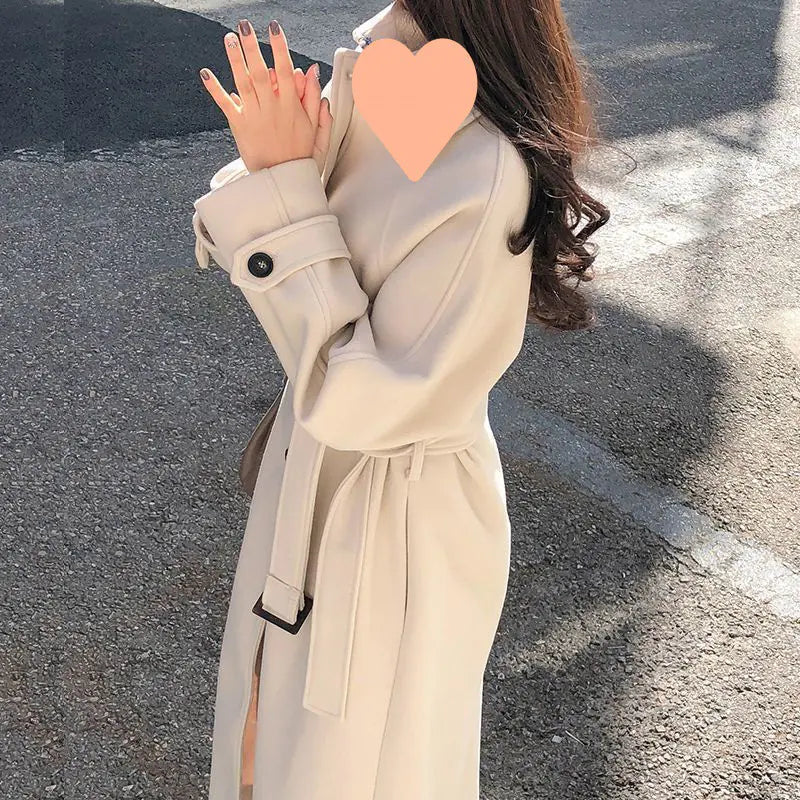 Style Loft Collection Thicken Wool Blend Long Coat