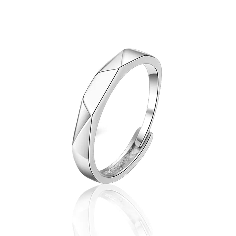 Style Loft Collection Geometric Diamond Couple Rings
