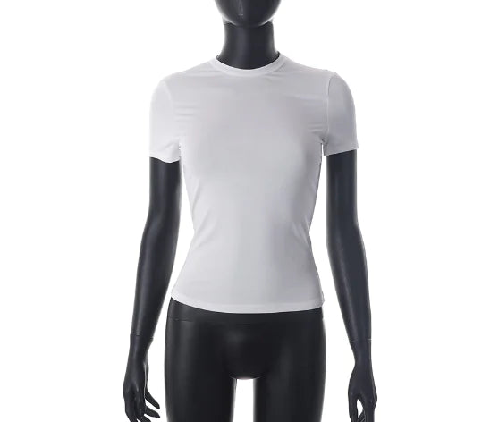 Style Loft Collection Vibin' In Durban Solid Color Cropped T-Shirt