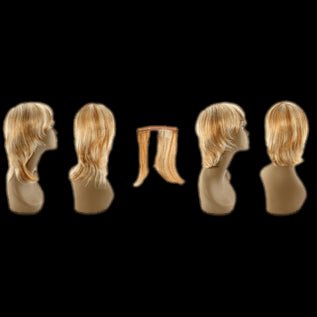 Pallet # 156 -  Lot of 100% Human Hair Wigs - variety of styles and colors