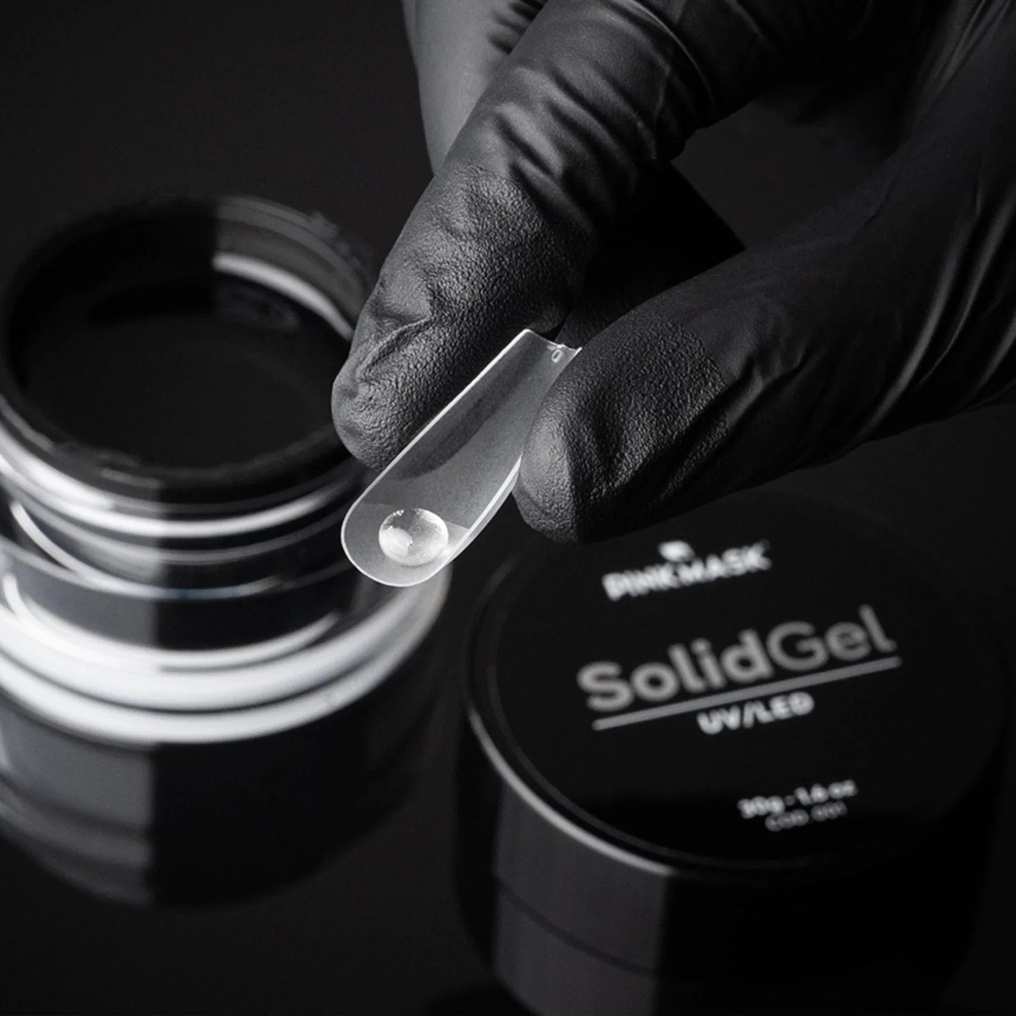 Pink Mask - 3D Solid Gel , Clear