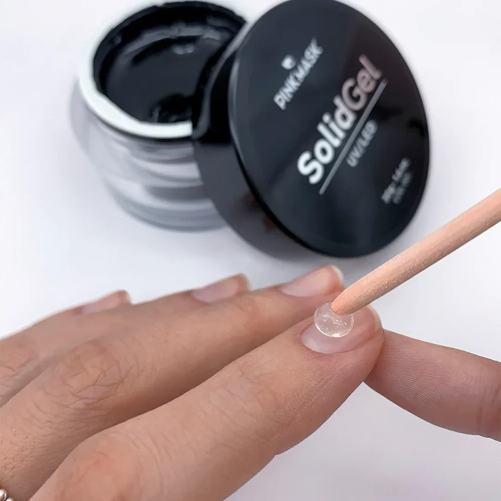 Pink Mask - 3D Solid Gel , Clear