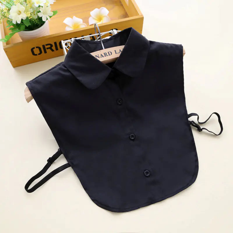 2023 Women's White Shirt Faux Collar Accessory