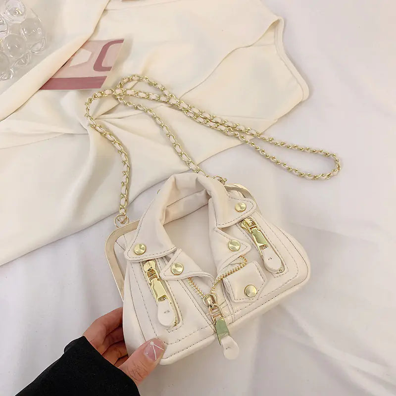 Style Loft Collection Pop My Collar Rivet Lapel Bag