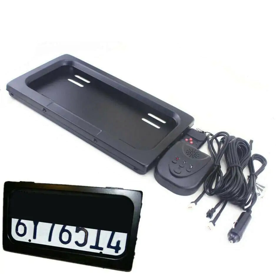 Electric License Plate Holder