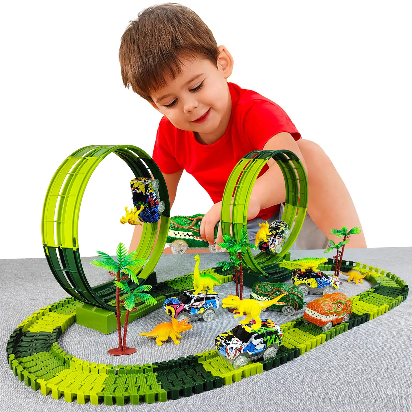Style Loft Collection ToyStyle Electric Dinosaur Car Adventure Track